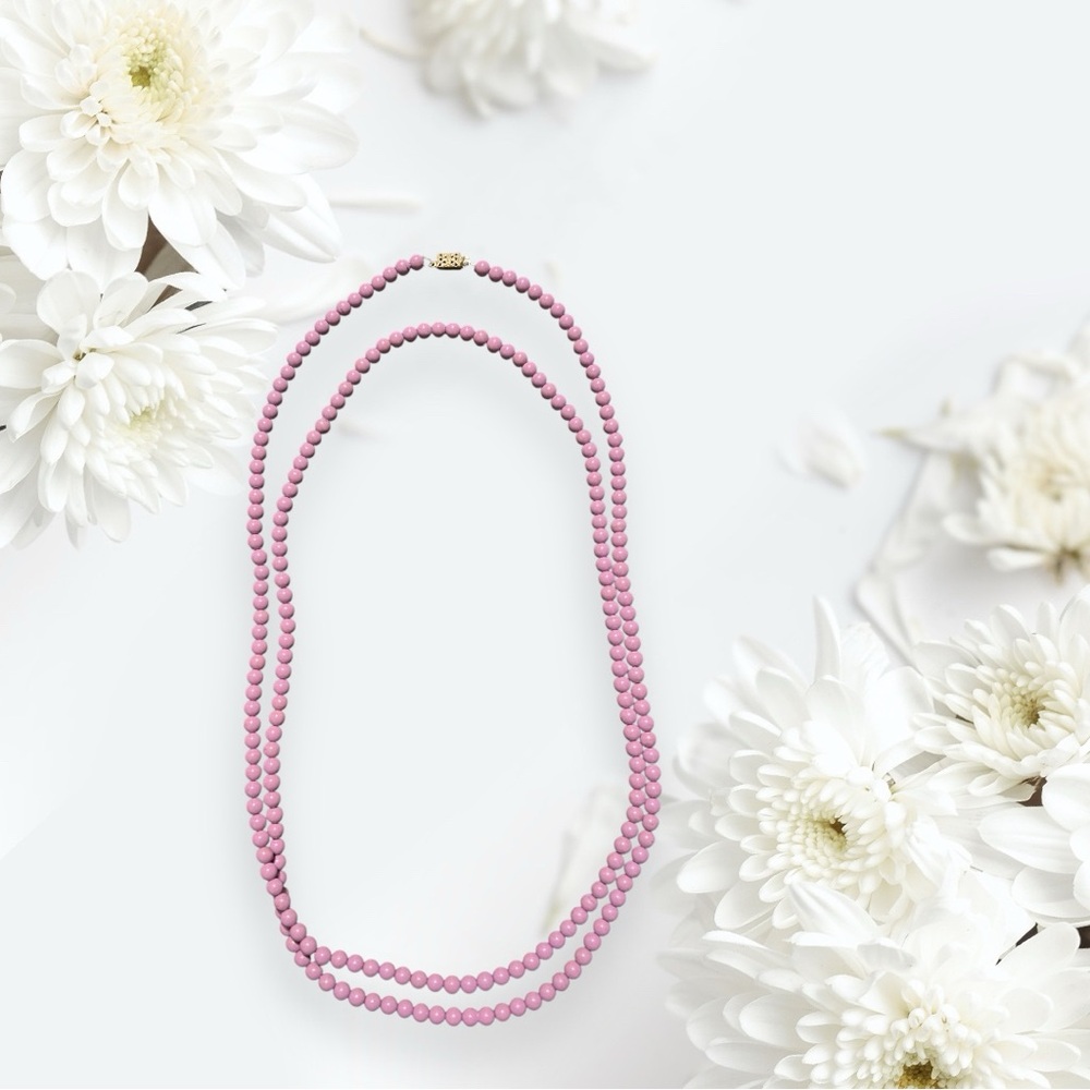 Elegant Purple Beaded Necklace